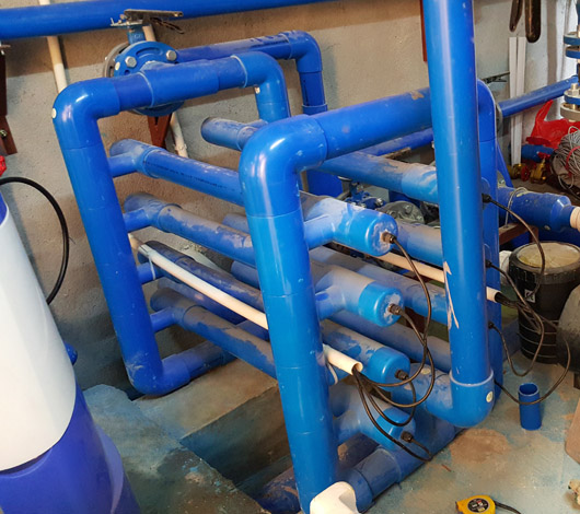 龍門(mén)沙逕私家魚(yú)池安裝紫外線殺菌器