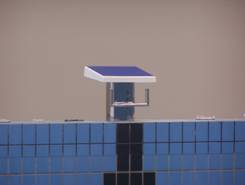 游泳池出發(fā)臺底座定位