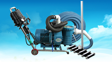 愛克推桿式泳池吸污機